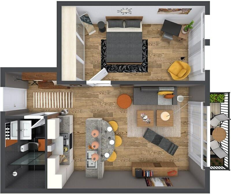 Space Utilization in 3D Layout