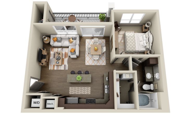 Residential 3D Floor Plan