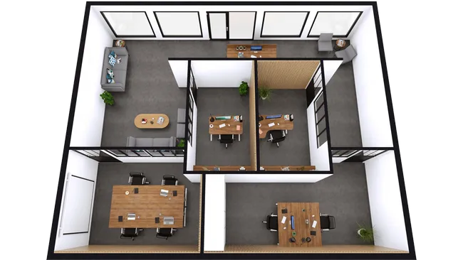Commercial 3D Floor Plan
